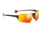 Rudy\'s Venom Titanium/Multilaser Orange Transparent szemveg